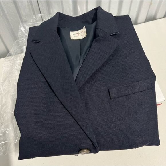 Gap The Academy Blazer Blue Size 6 Classic Academia Preppy more blue than photos - Picture 2 of 14